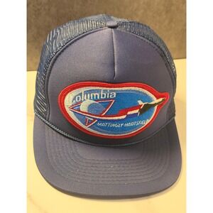Cobra Caps Navy Blue Columbia Space Shuttle Mattingly Hartsfield Trucker Hat‎